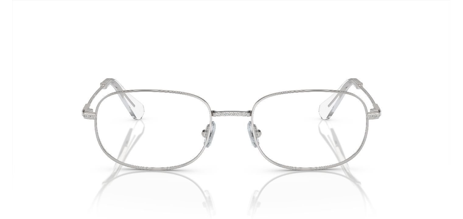 Swarovski Rechteckig Brillen 0SK1005 Sillber für Damen