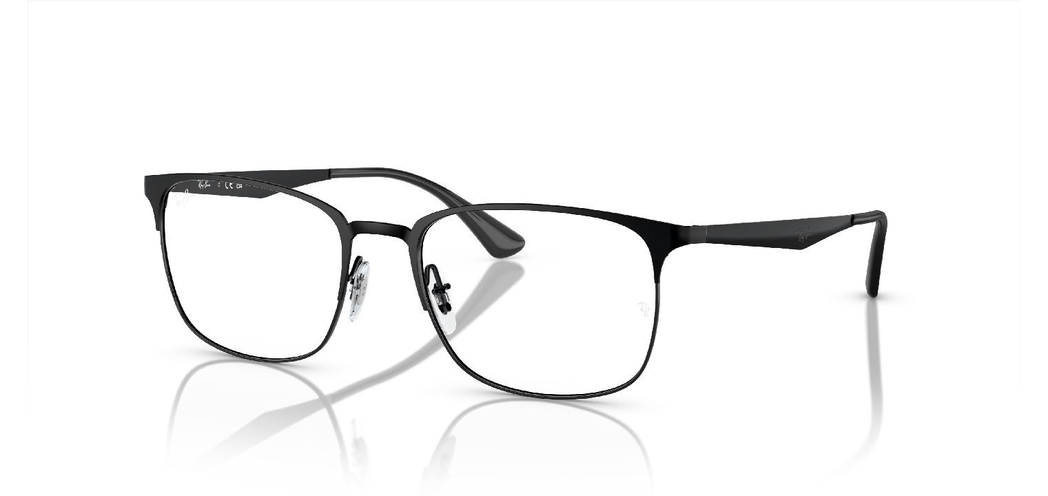 Ray-Ban Rechteckig Brillen 0RX6421 Schwarz für Damen/Herren