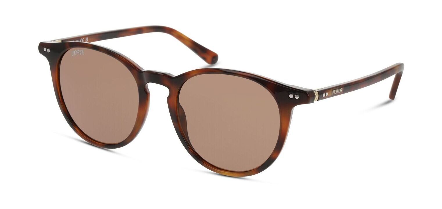 Unofficial Rund Sonnenbrillen 0UO6188 Schildpatt für Damen/Herren