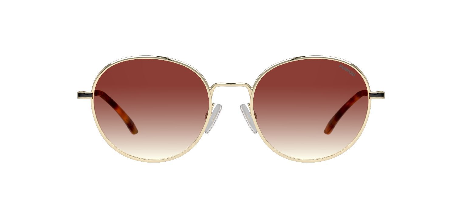 Lunettes de soleil Homme-Femme Polaroid PLD 6105/S/X Ronde Doré