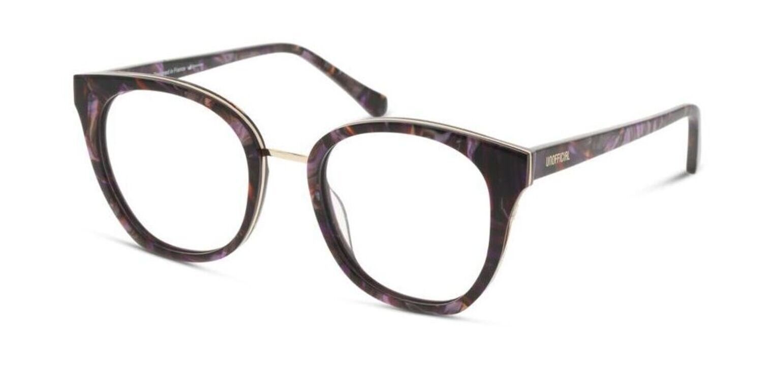 Lunettes de vue Femme Unofficial UNOF0432 Ronde Havana