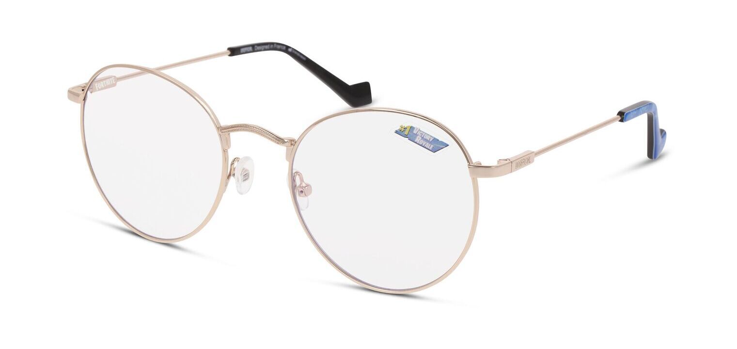 Occhiali da sole Uomo-Donna Unofficial UNSU0136 FORTNITE Rotonda Oro McOptic