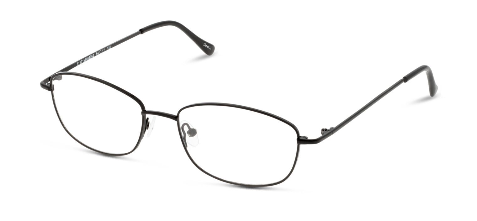 Seen Oval Brillen SNDF03 Schwarz für Damen