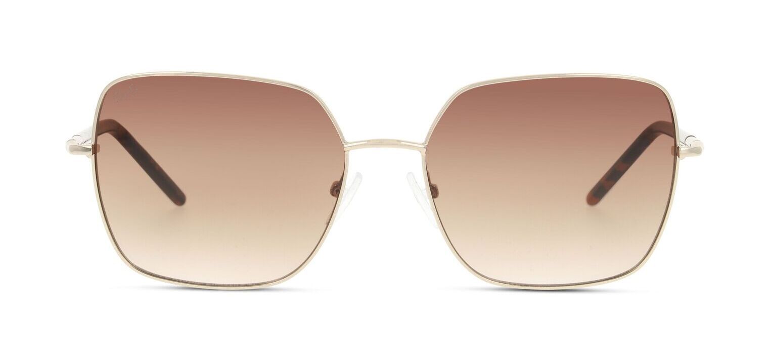DbyD Rechteckig Sonnenbrillen DBSF2000 Gold für Damen/Herren