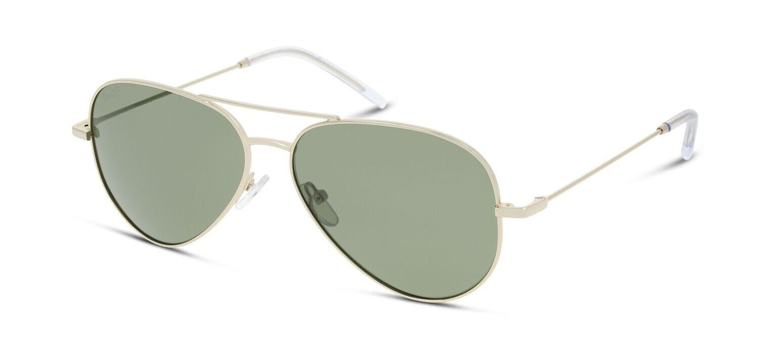 DbyD Rund Sonnenbrillen DBSU2001P Gold für Damen/Herren