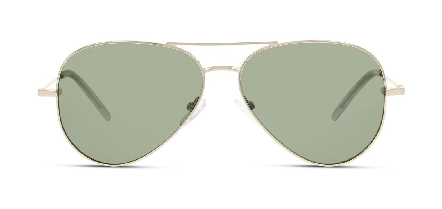 DbyD Rund Sonnenbrillen DBSU2001P Gold für Damen/Herren