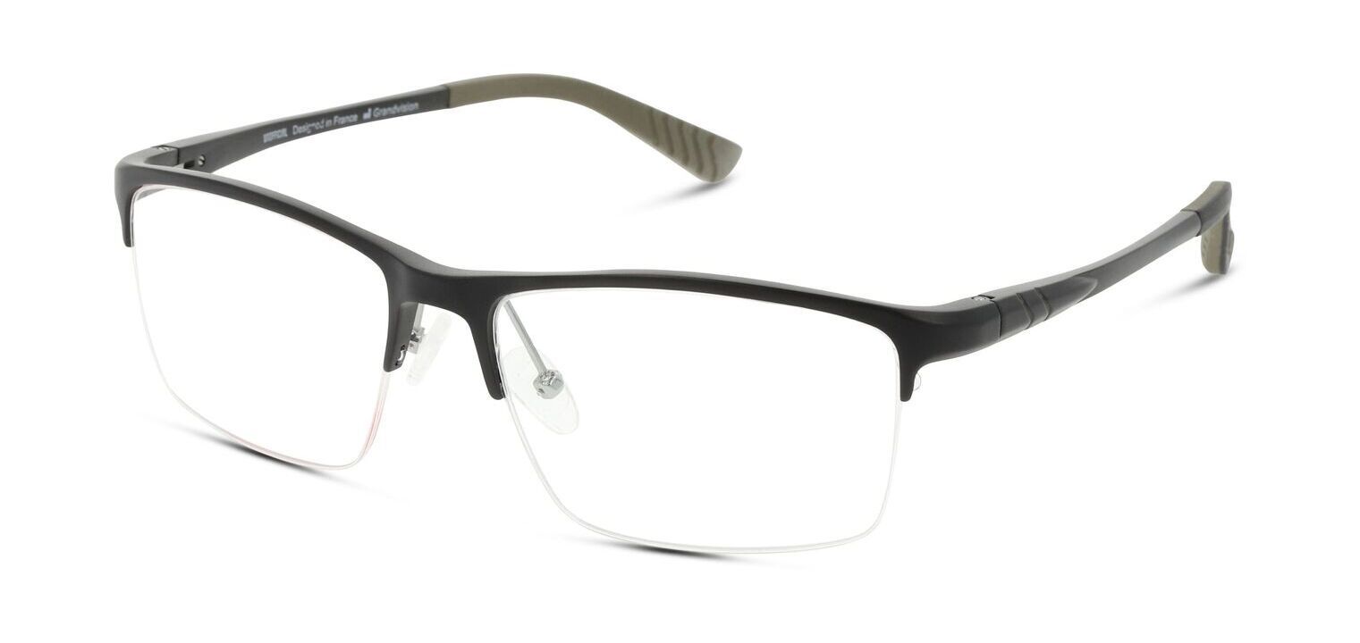 Lunettes de vue Homme Unofficial UNOM0325 Rectangle Noir McOptic