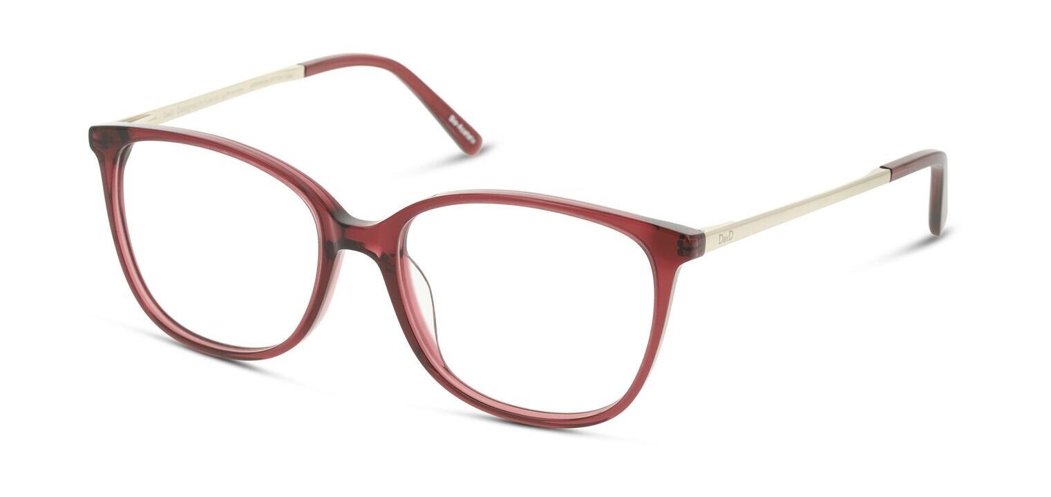 DbyD Rechteckig Brillen DBOF5034 Rosa für Damen