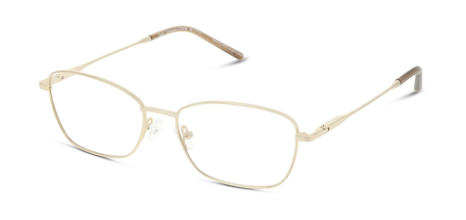 DbyD Rechteckig Brillen DBOF7002 Gold für Damen