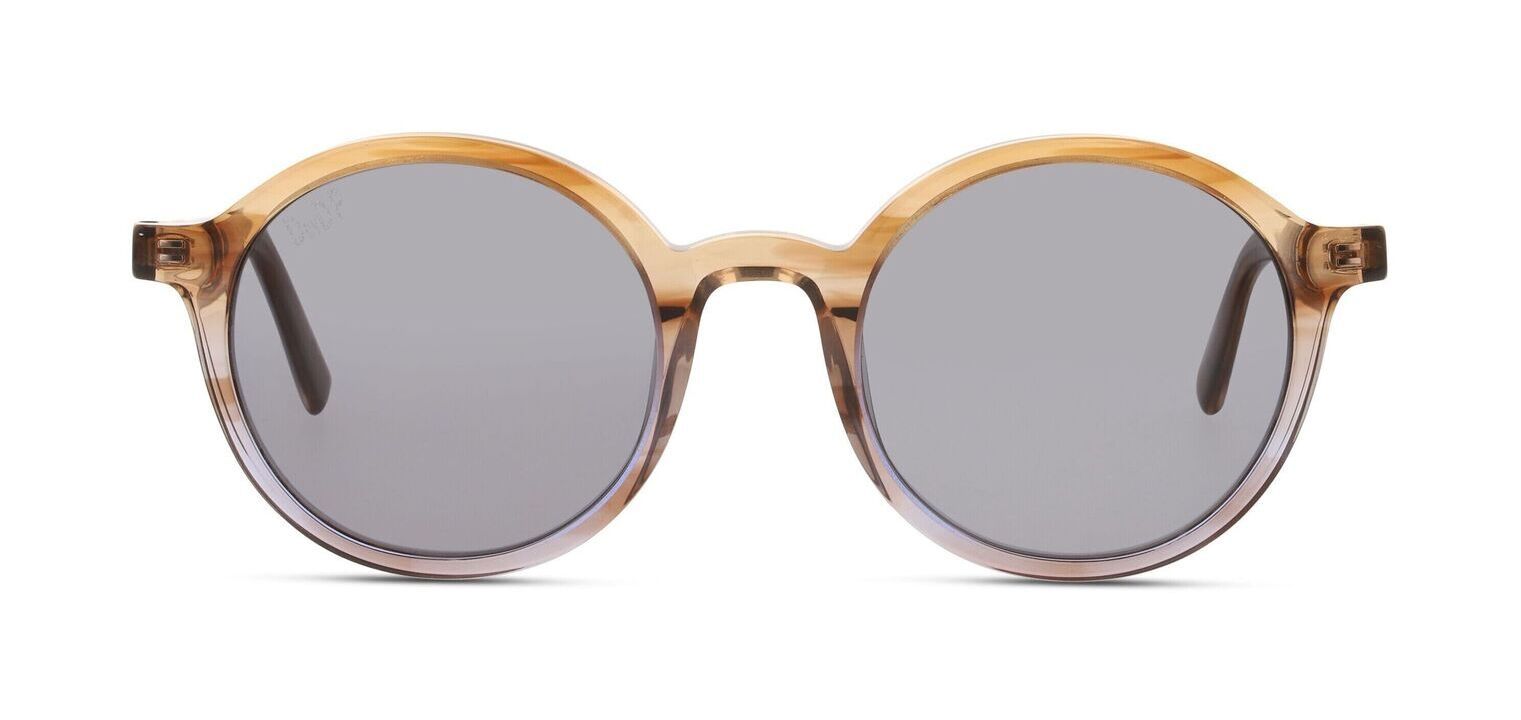 DbyD Rund Sonnenbrillen DBSU5010P Braun für Damen/Herren