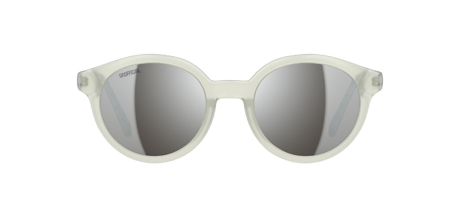Lunettes de soleil Unofficial Ronde UNSJ0002 Vert pour Enfant