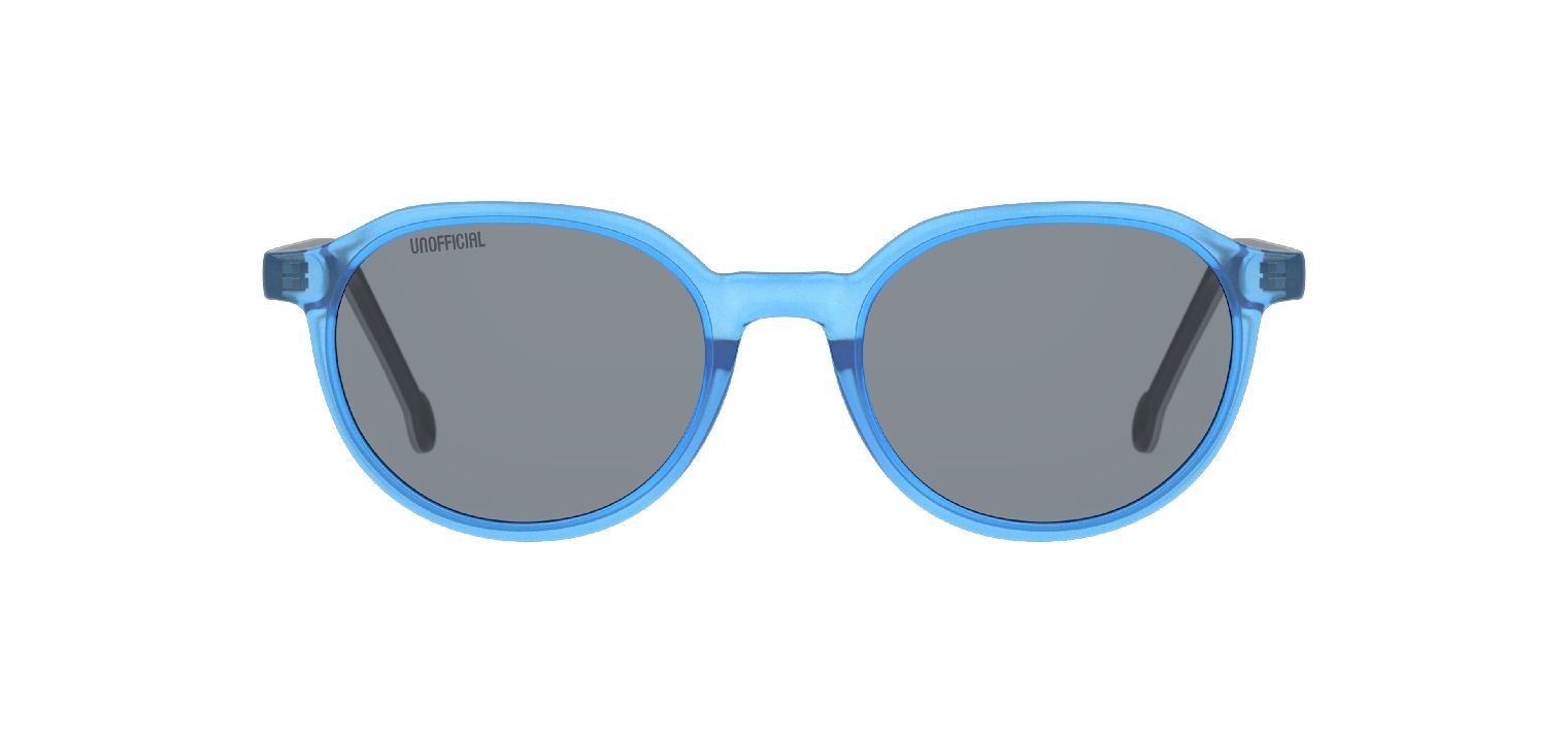 Unofficial Rund Sonnenbrillen UNSK0039 Blau für Kinder