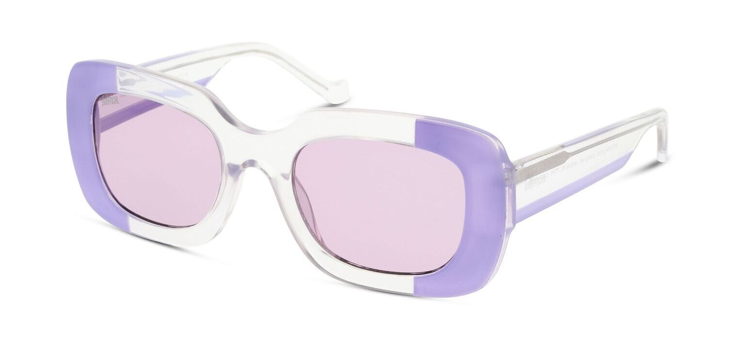 Lunettes de soleil Homme-Femme Unofficial UNSU0175 Rectangle Violet