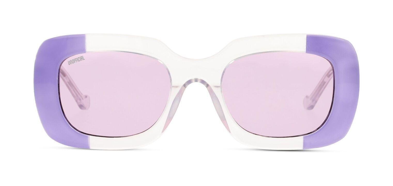 Lunettes de soleil Homme-Femme Unofficial UNSU0175 Rectangle Violet