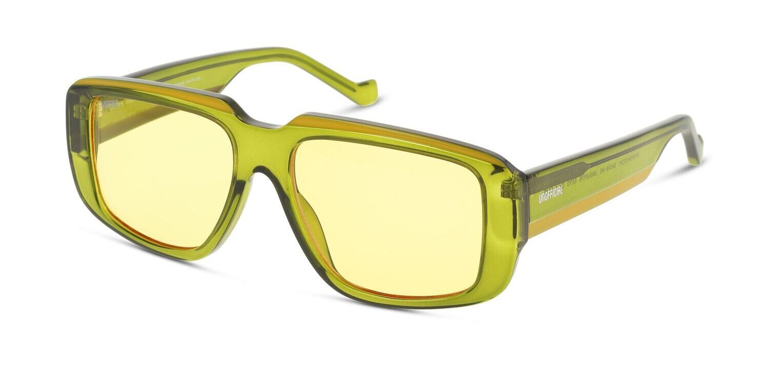 Lunettes de soleil Homme-Femme Unofficial UNSU0176 Rectangle Vert