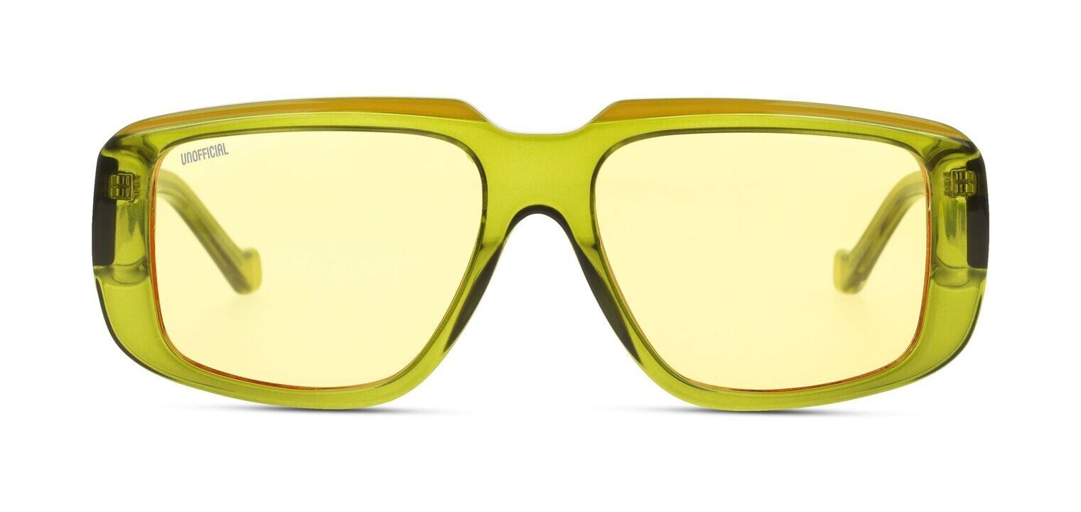 Lunettes de soleil Homme-Femme Unofficial UNSU0176 Rectangle Vert