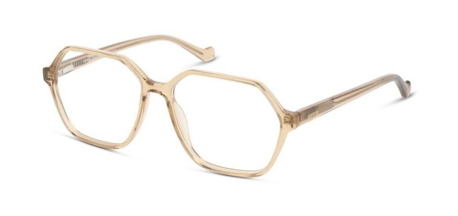 Unofficial Quadratisch Brillen UNOF0398 Beige für Damen