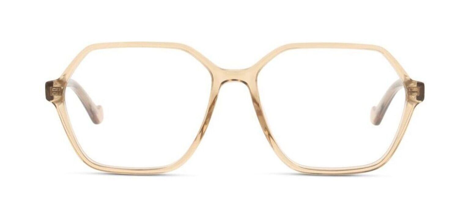 Unofficial Quadratisch Brillen UNOF0398 Beige für Damen