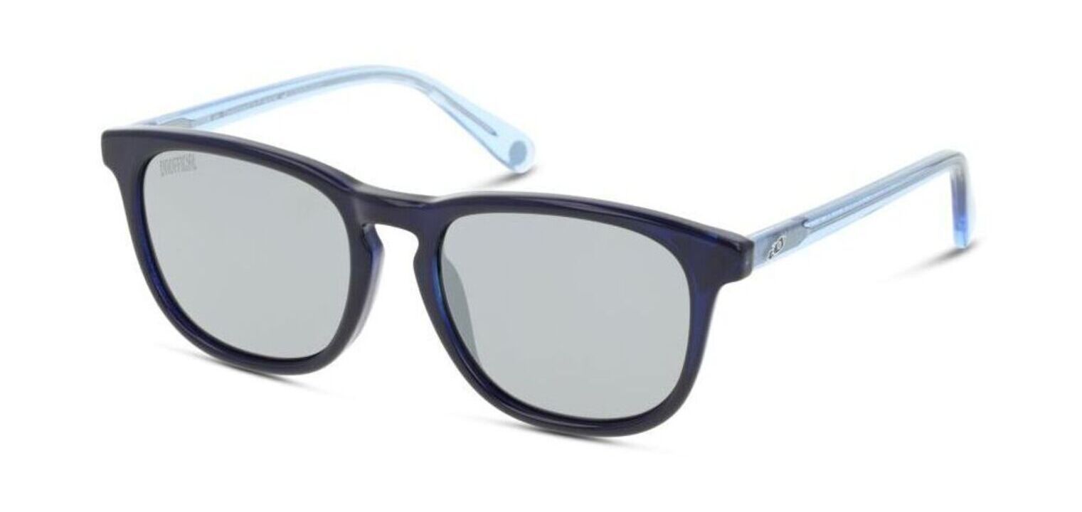 Unofficial Rechteckig Sonnenbrillen UNSK5016 Blau für Kinder
