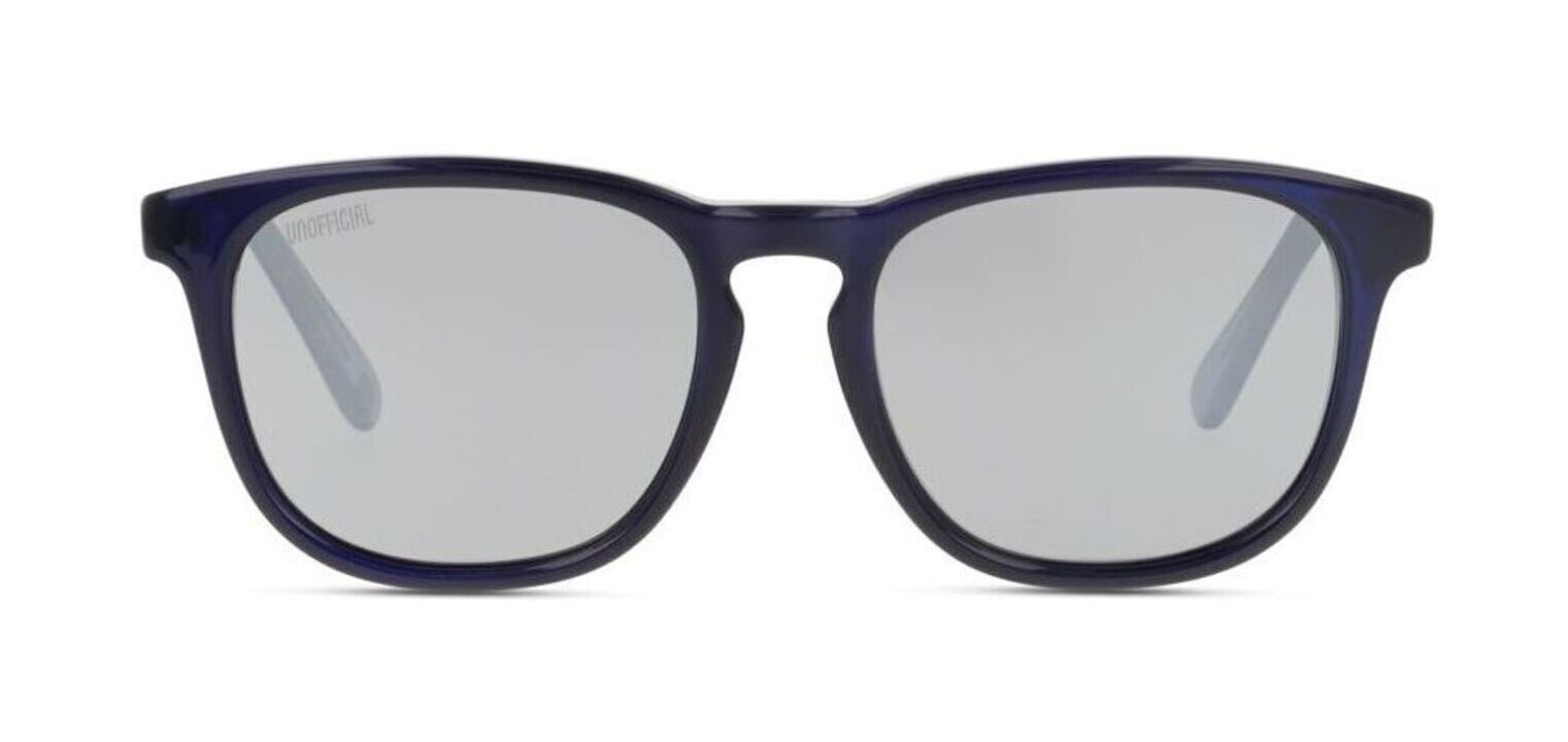 Unofficial Rechteckig Sonnenbrillen UNSK5016 Blau für Kinder