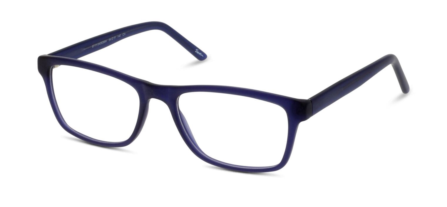 Seen Rechteckig Brillen SNKM04 Blau für Herren