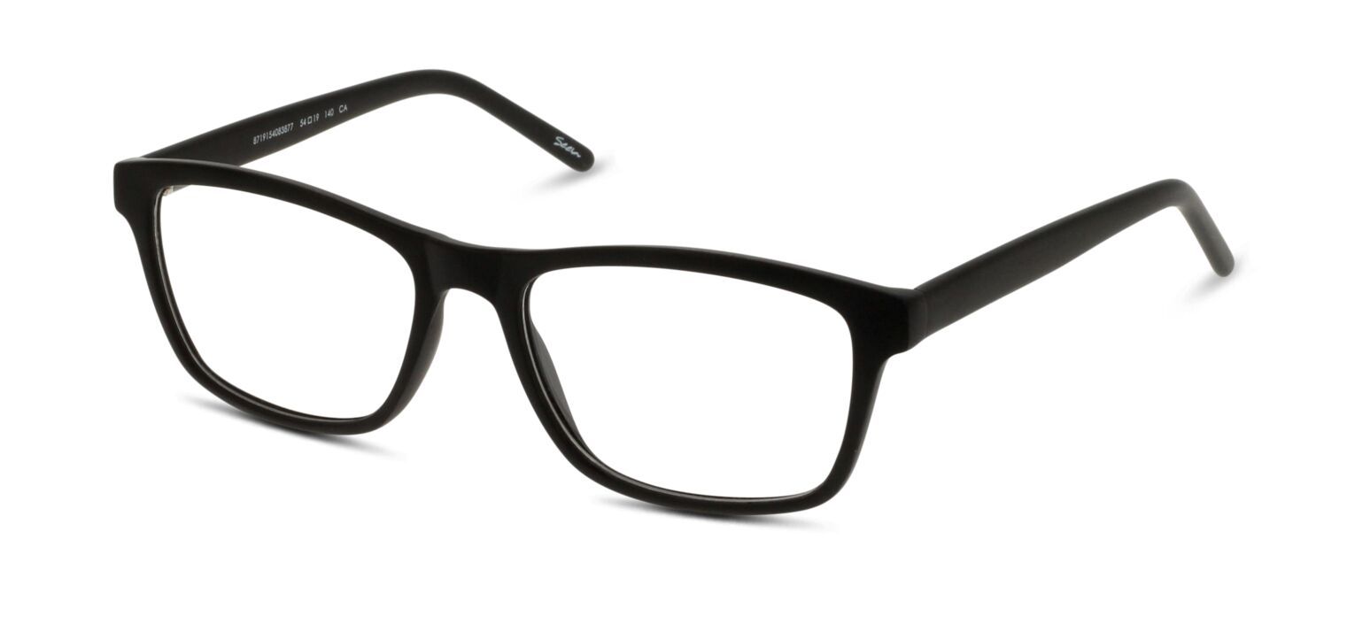 Seen Rechteckig Brillen SNKM04 Schwarz für Herren