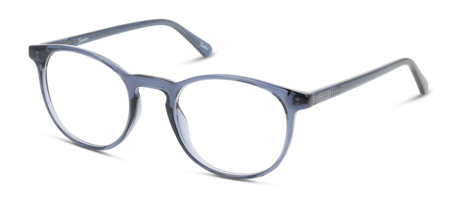 Seen Rund Brillen SNOU5004 Blau für Herren