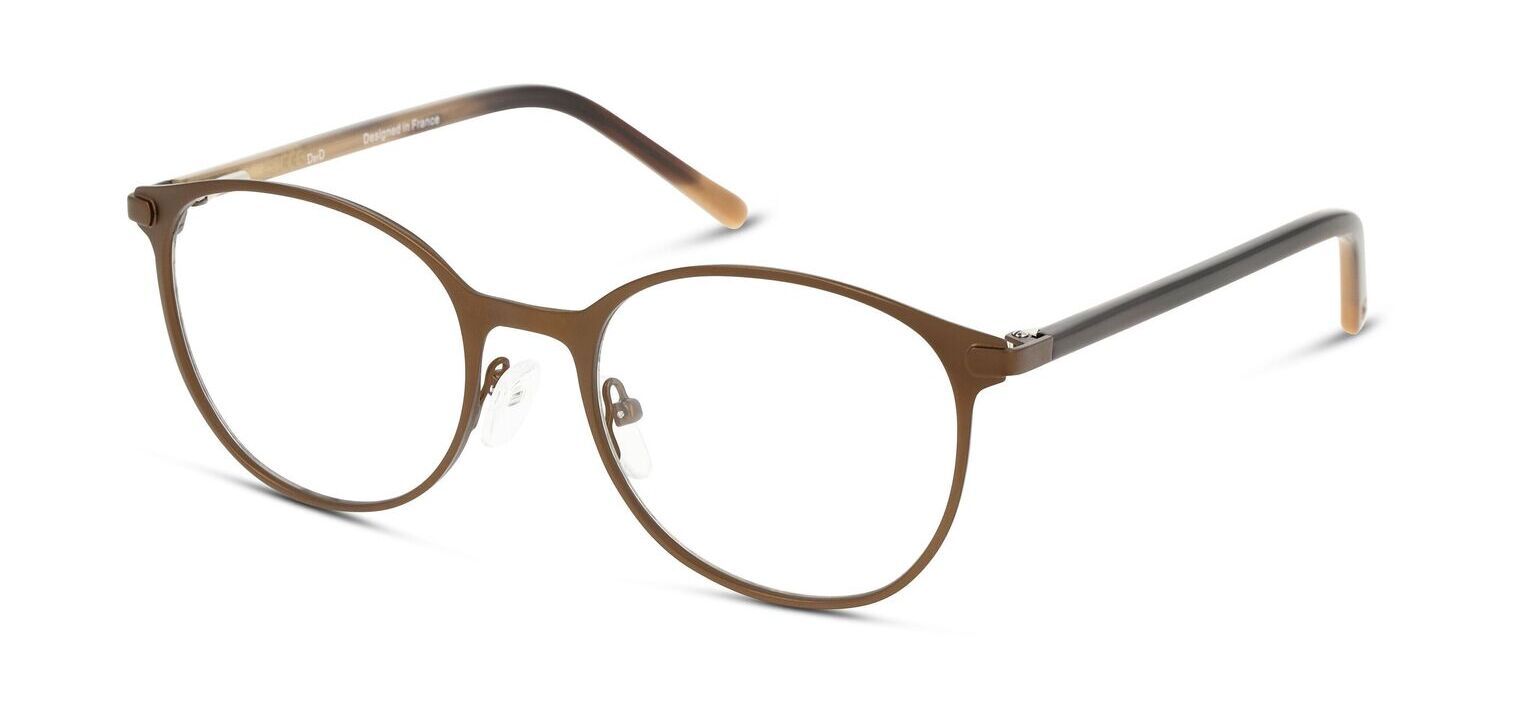 DbyD Brillen Dame DBOF5044 Rund Braun McOptic