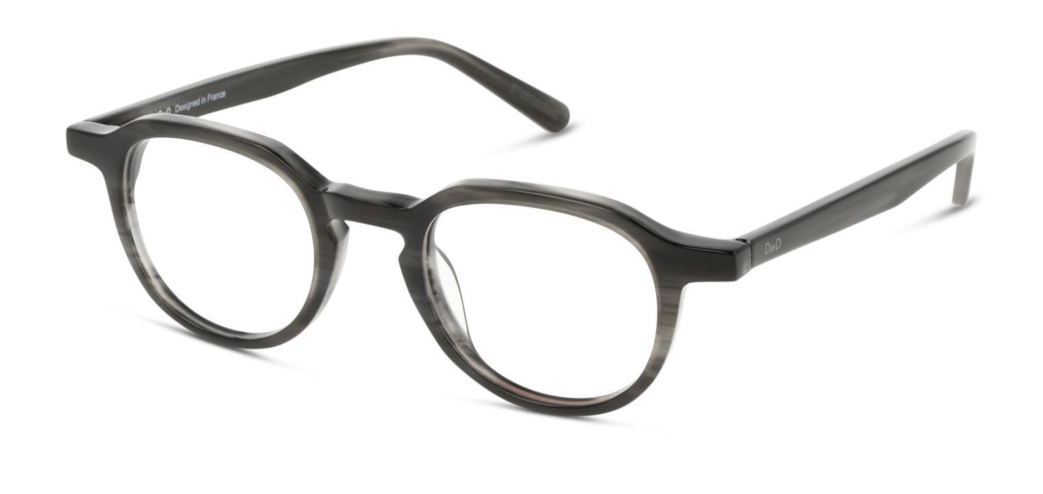 DbyD Brillen Herr DBOM5047 Rund Grau