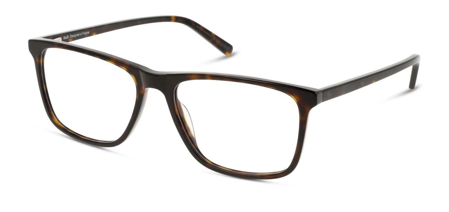 DbyD Rechteckig Brillen DBOM5044 Havana für Herren