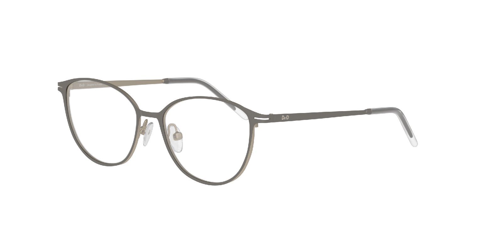 DbyD Schmetterling Brillen DBOF9012 Grau für Damen
