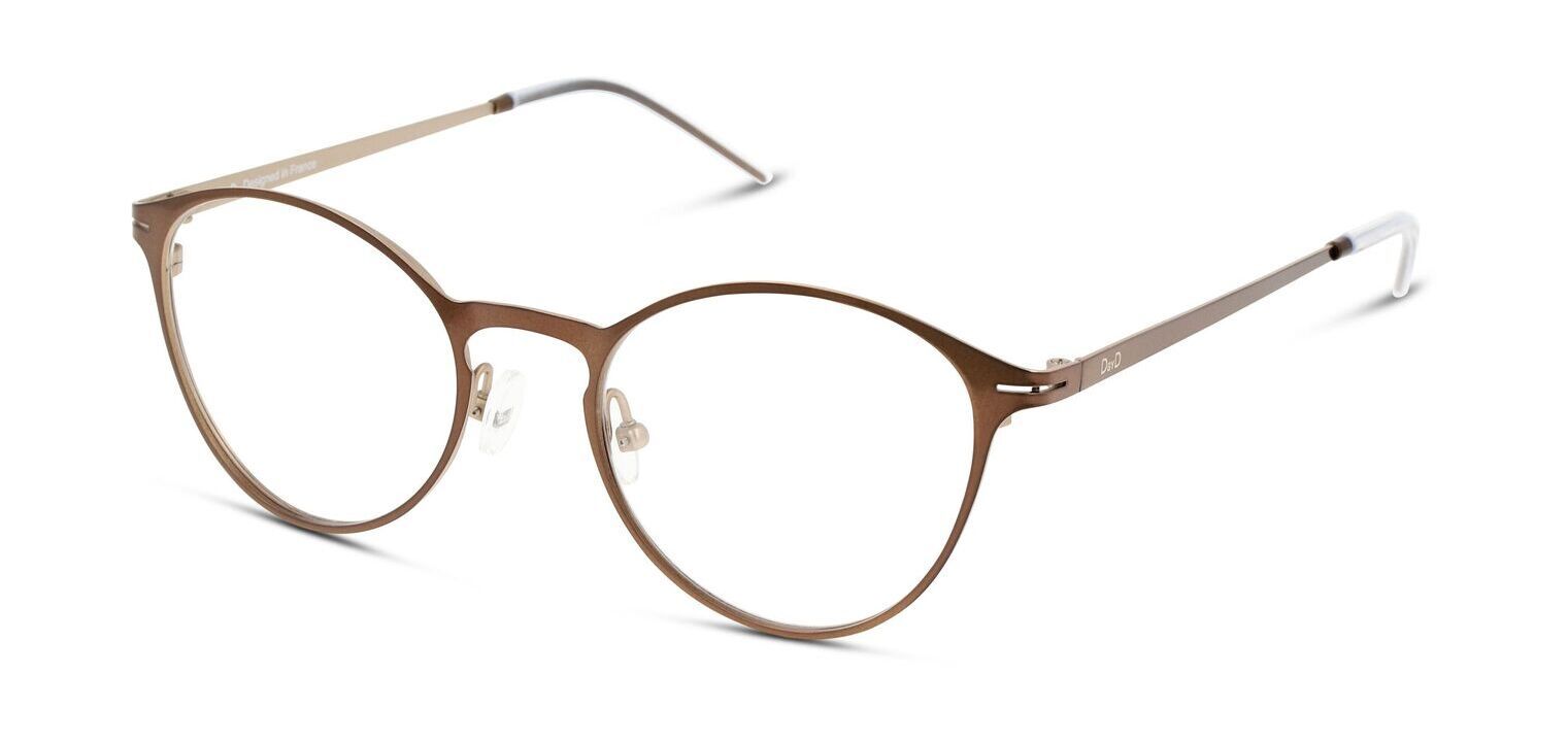 DbyD Rund Brillen DBOF9013 Braun für Damen
