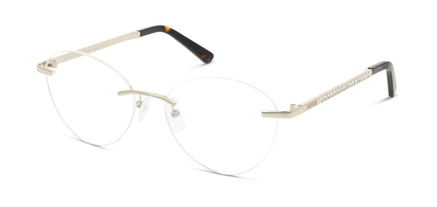 Lunettes de vue Femme Unofficial UNOF0469 Papillon Doré McOptic