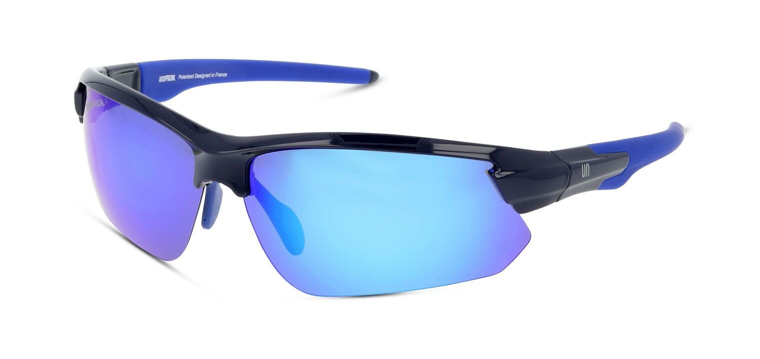 Unofficial Rechteckig Sonnenbrillen UNSM0059P Blau für Herren