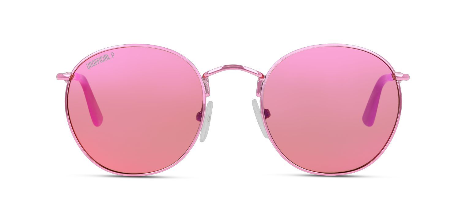 Lunettes de soleil Unofficial Ronde UNST0006P Rose pour Enfant