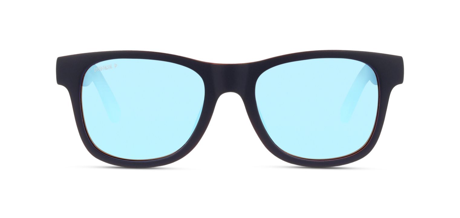 Unofficial Rechteckig Sonnenbrillen UNST0008P Blau für Kinder