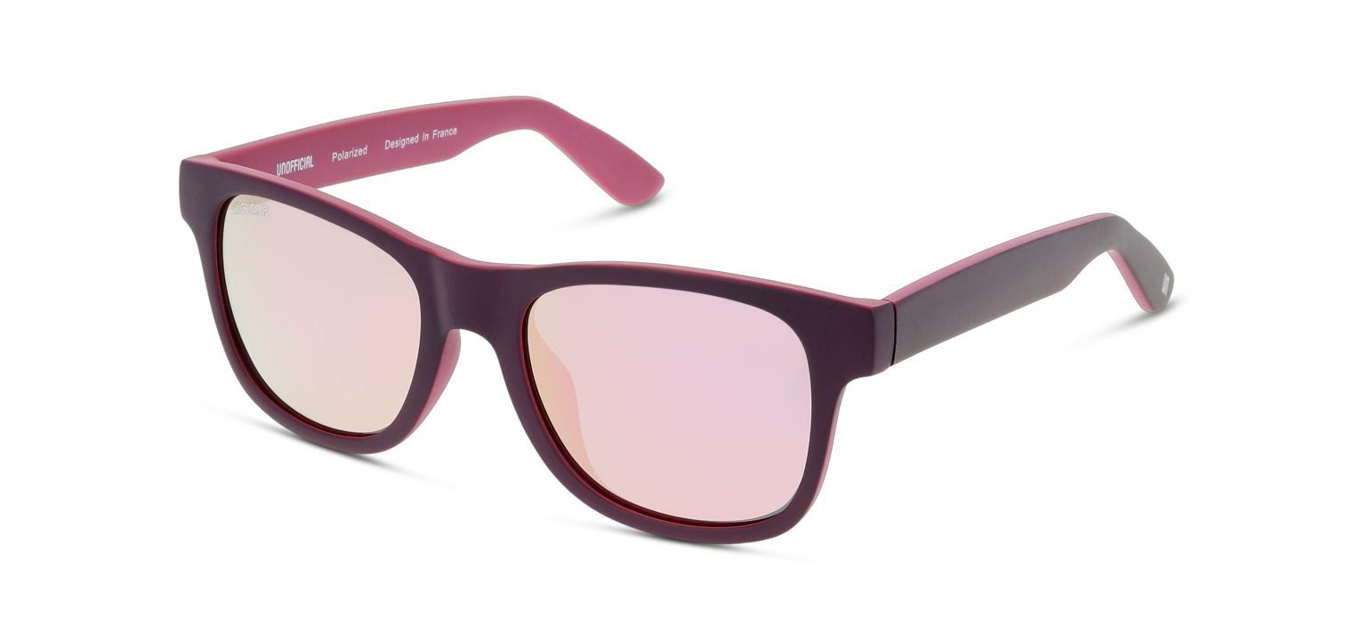 Unofficial Rechteckig Sonnenbrillen UNST0008P Violett für Kinder