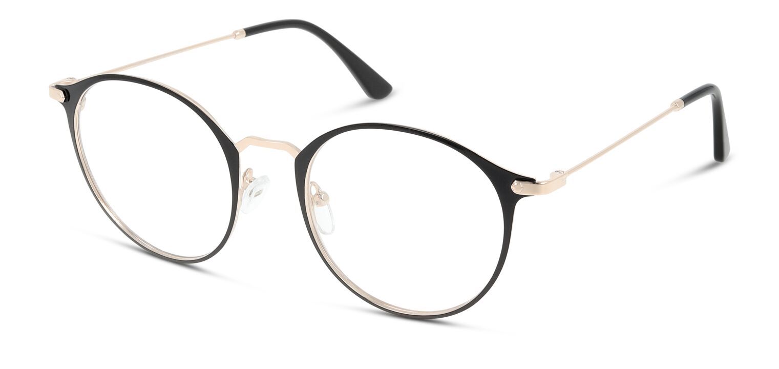 Lunettes de vue Femme Unofficial UNOF0103 Ronde Noir