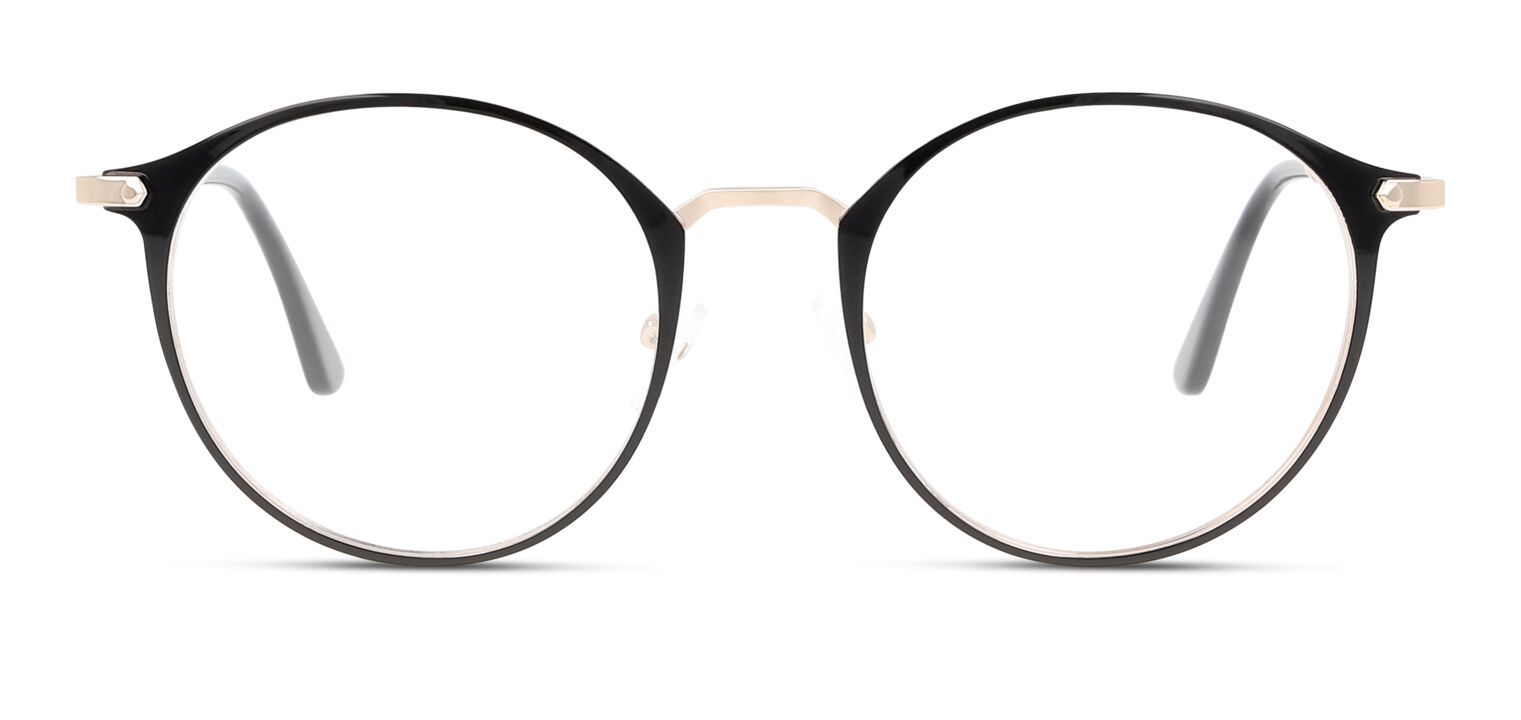 Lunettes de vue Unofficial Ronde UNOF0103 Noir pour Femme McOptic