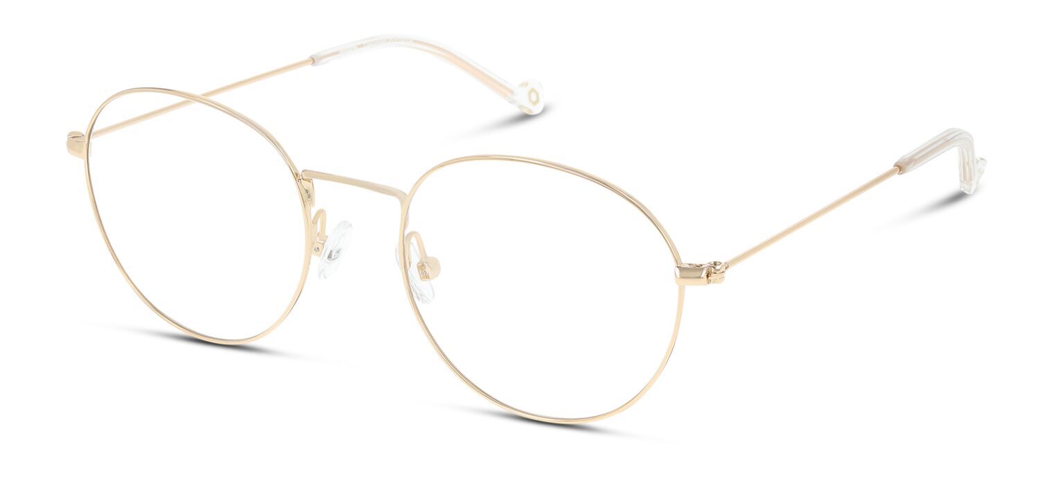 Lunettes de vue Femme Unofficial UNOF0065 Ronde Doré McOptic