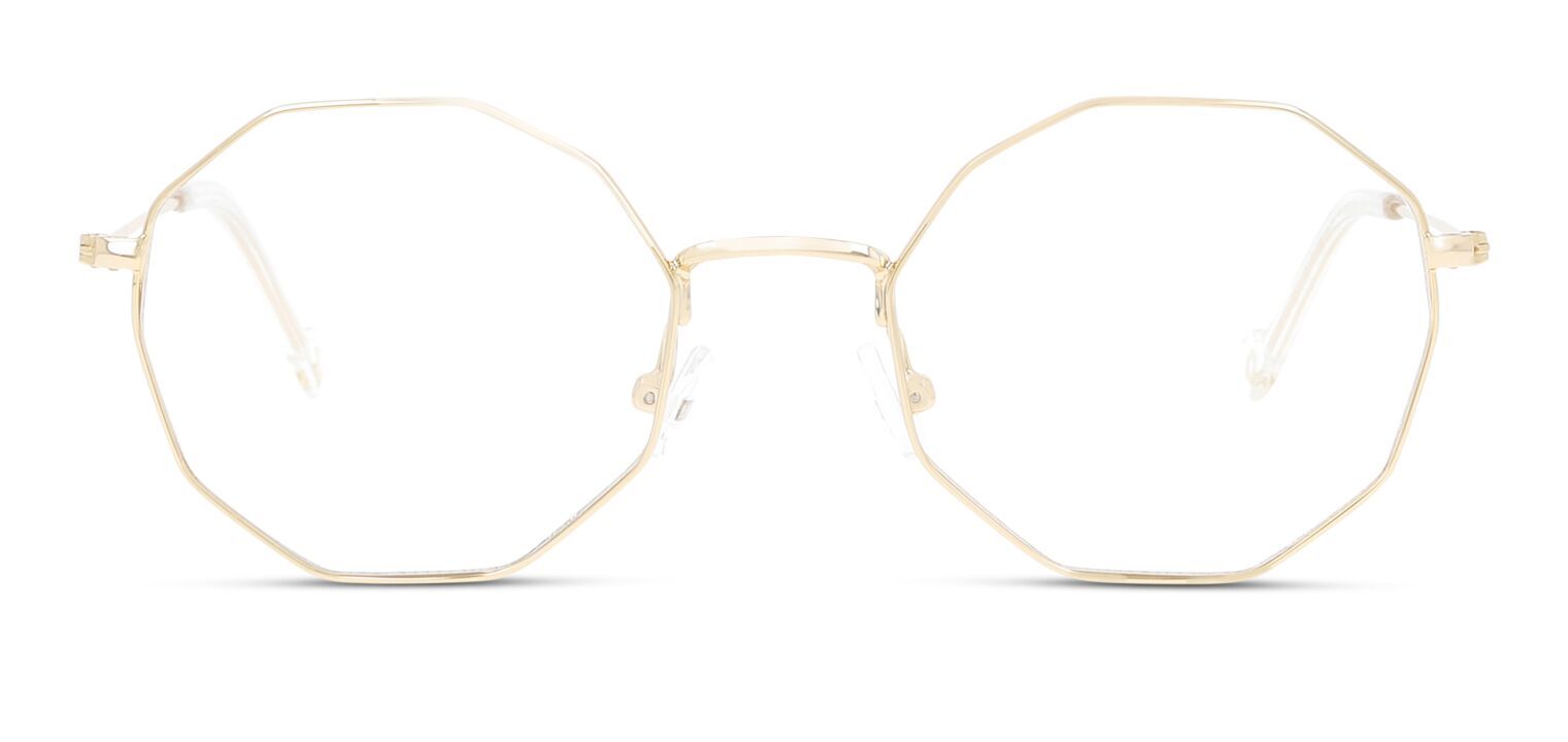Unofficial Rund Brillen UNOF0076 Gold für Damen