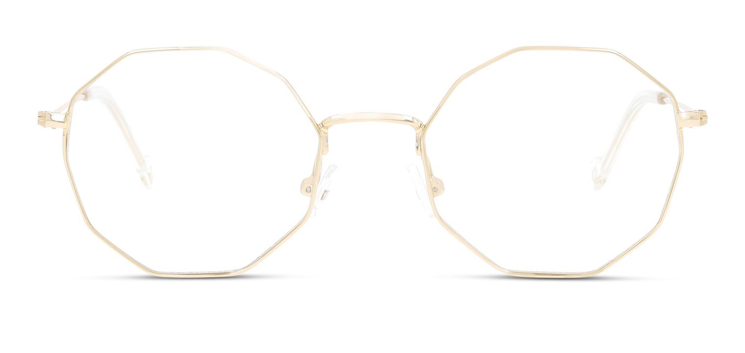 Lunettes de vue Femme Unofficial UNOF0076 Ronde Doré