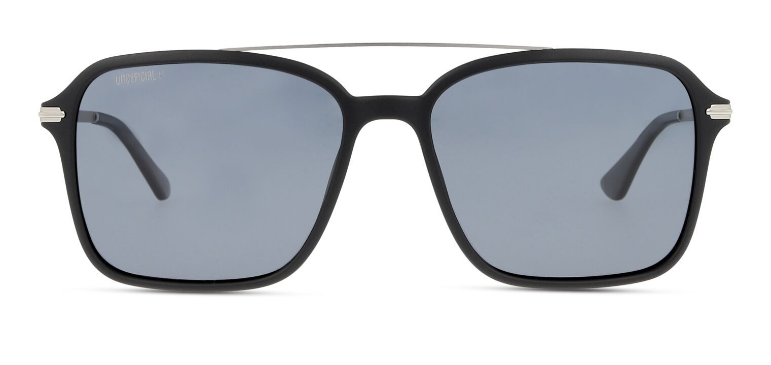 Unofficial Rechteckig Sonnenbrillen UNSM0022P Schwarz für Herren