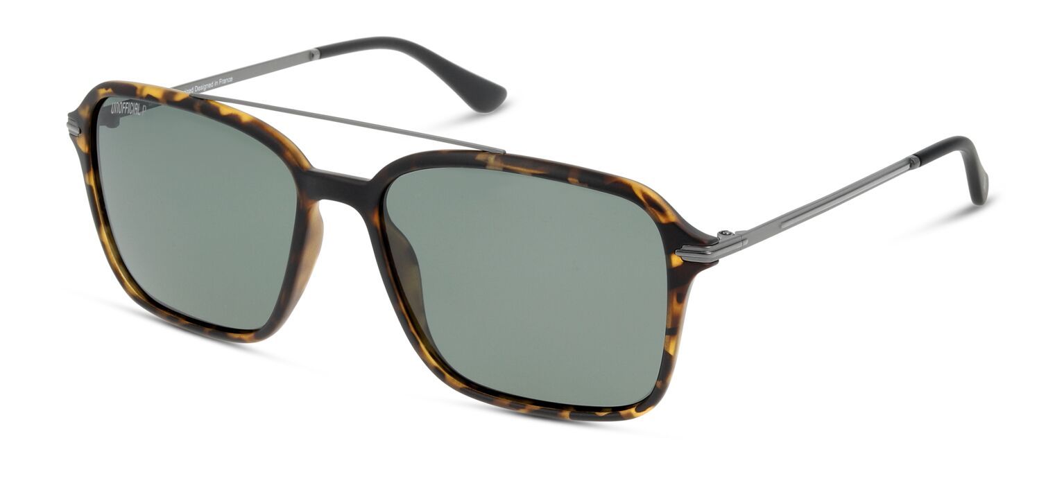 Lunettes de soleil Homme Unofficial UNSM0022P Rectangle Gris