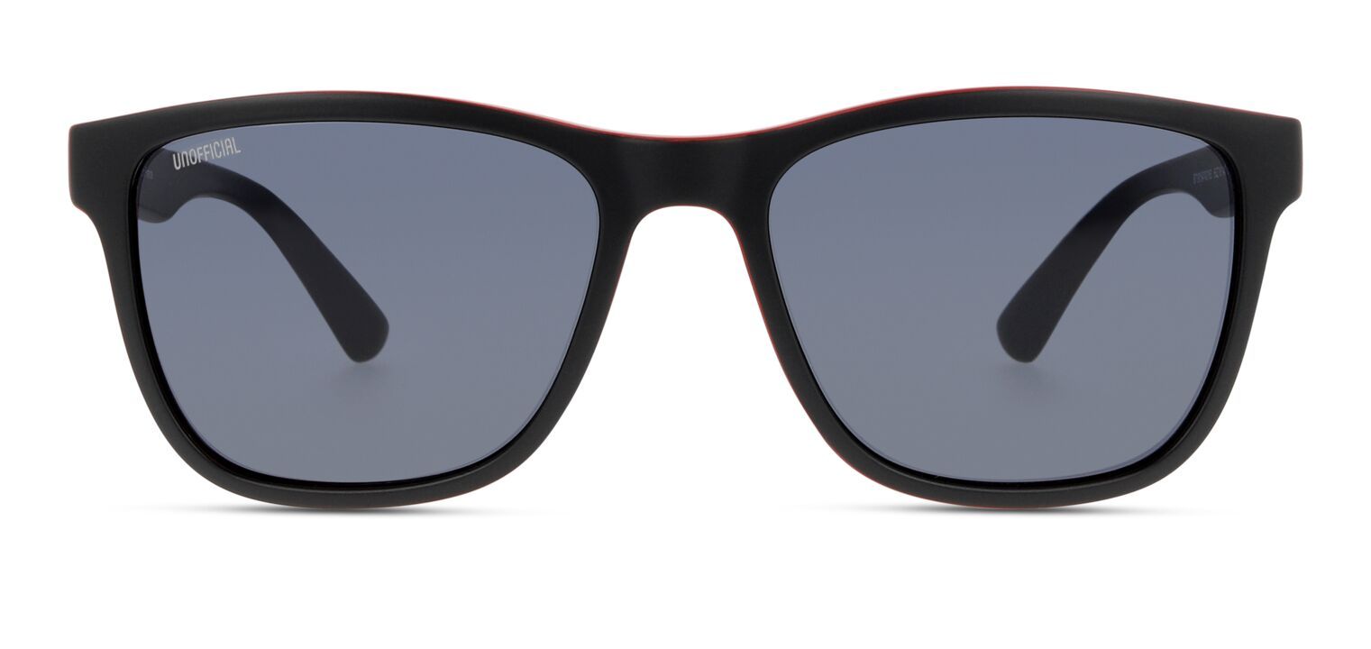 Unofficial Rechteckig Sonnenbrillen UNSM0043 Schwarz für Herren
