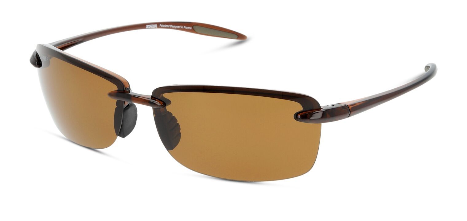 Lunettes de soleil Homme Unofficial UNSM0068P Rectangle Marron