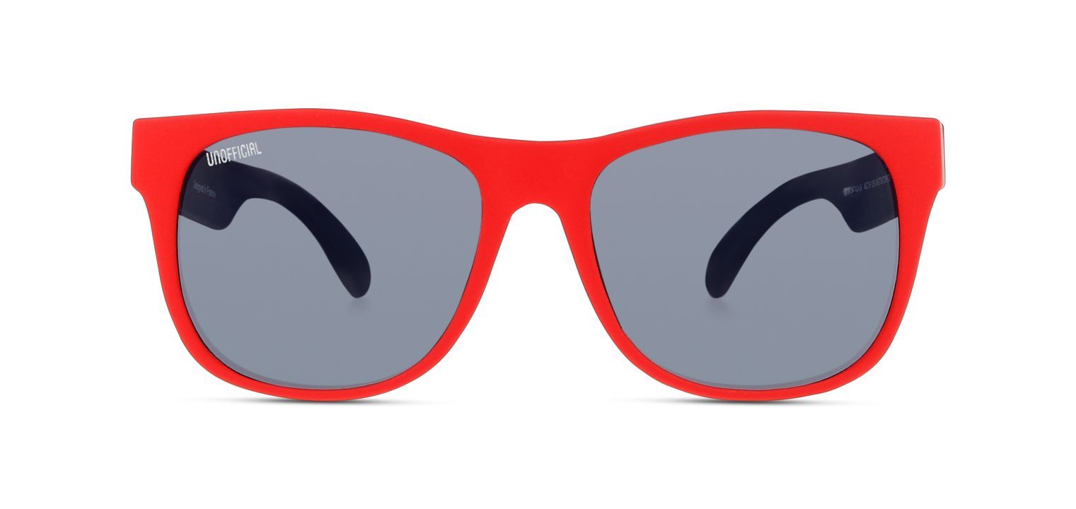 Unofficial Rechteckig Sonnenbrillen UNST0003 Rot für Kinder