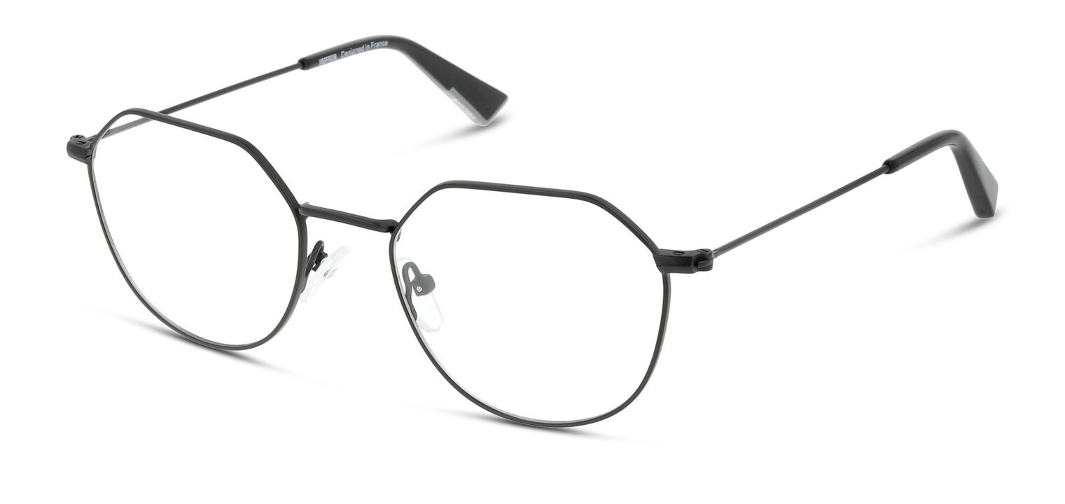 Unofficial Brillen Herr UNOM0124 Oval Schwarz
