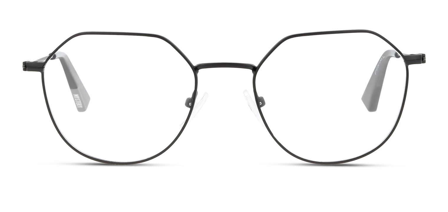 Unofficial Brillen Herr UNOM0124 Oval Schwarz