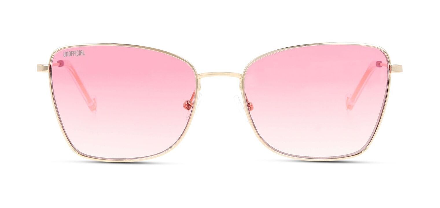 Unofficial Schmetterling Sonnenbrillen UNSF0086 Gold für Damen